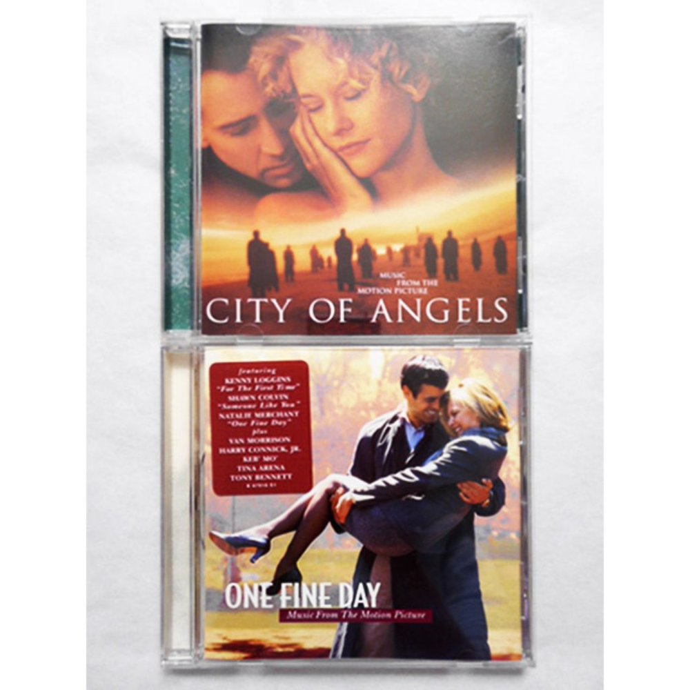 LOT of 2 CD Motion Picture Soundtracks/OST CITY OF ANGELS & ONE FINE DAY Tested!